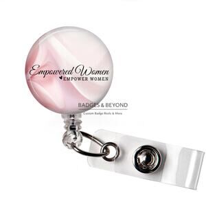 💪✨ Empowered Women Empower Women Badge Reel | Inspirational ID Holder